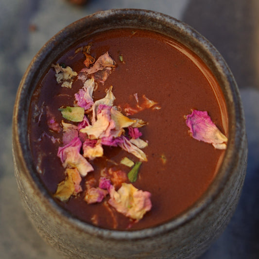 Rohkakao und Gewürze