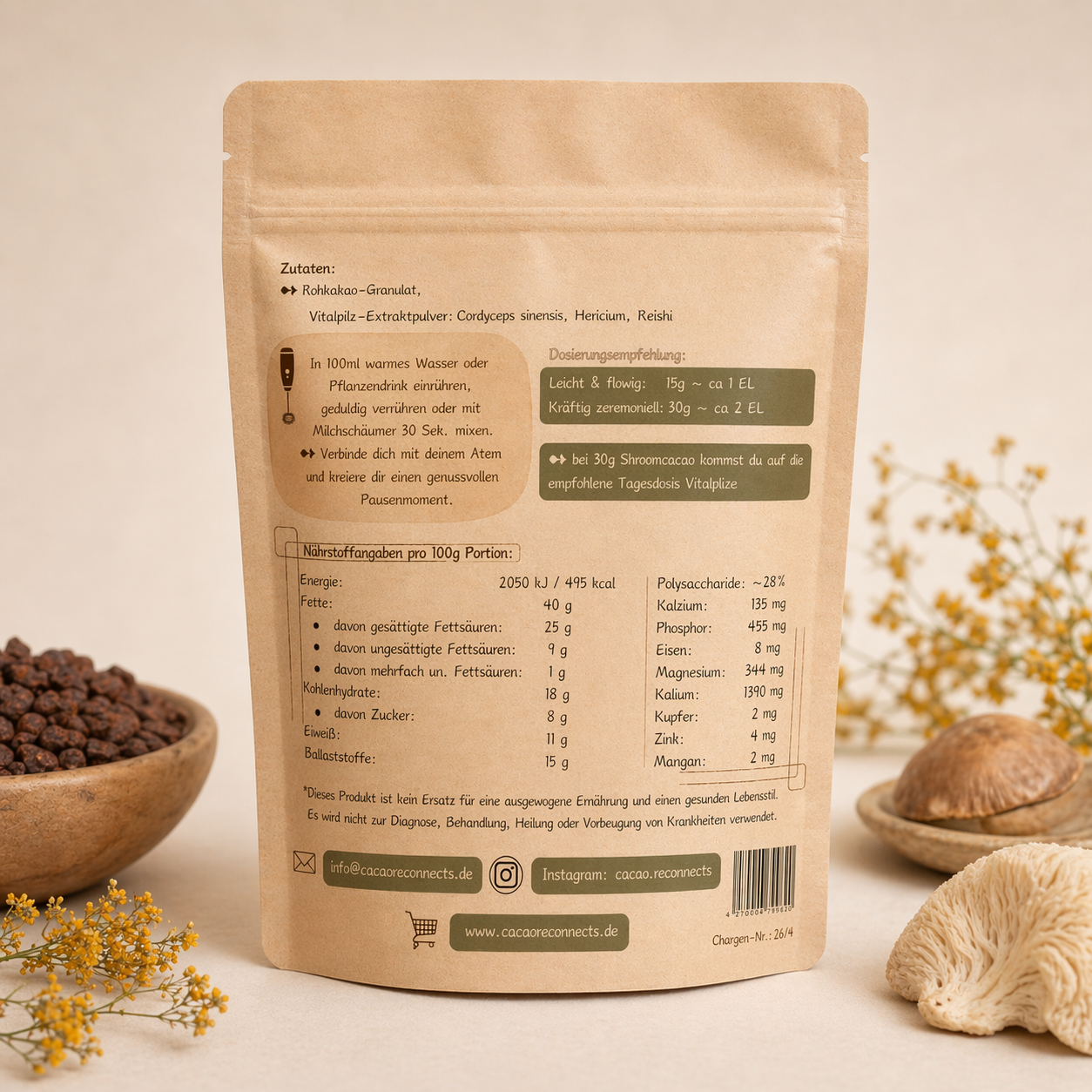 Shroomcacao PURE - 150g